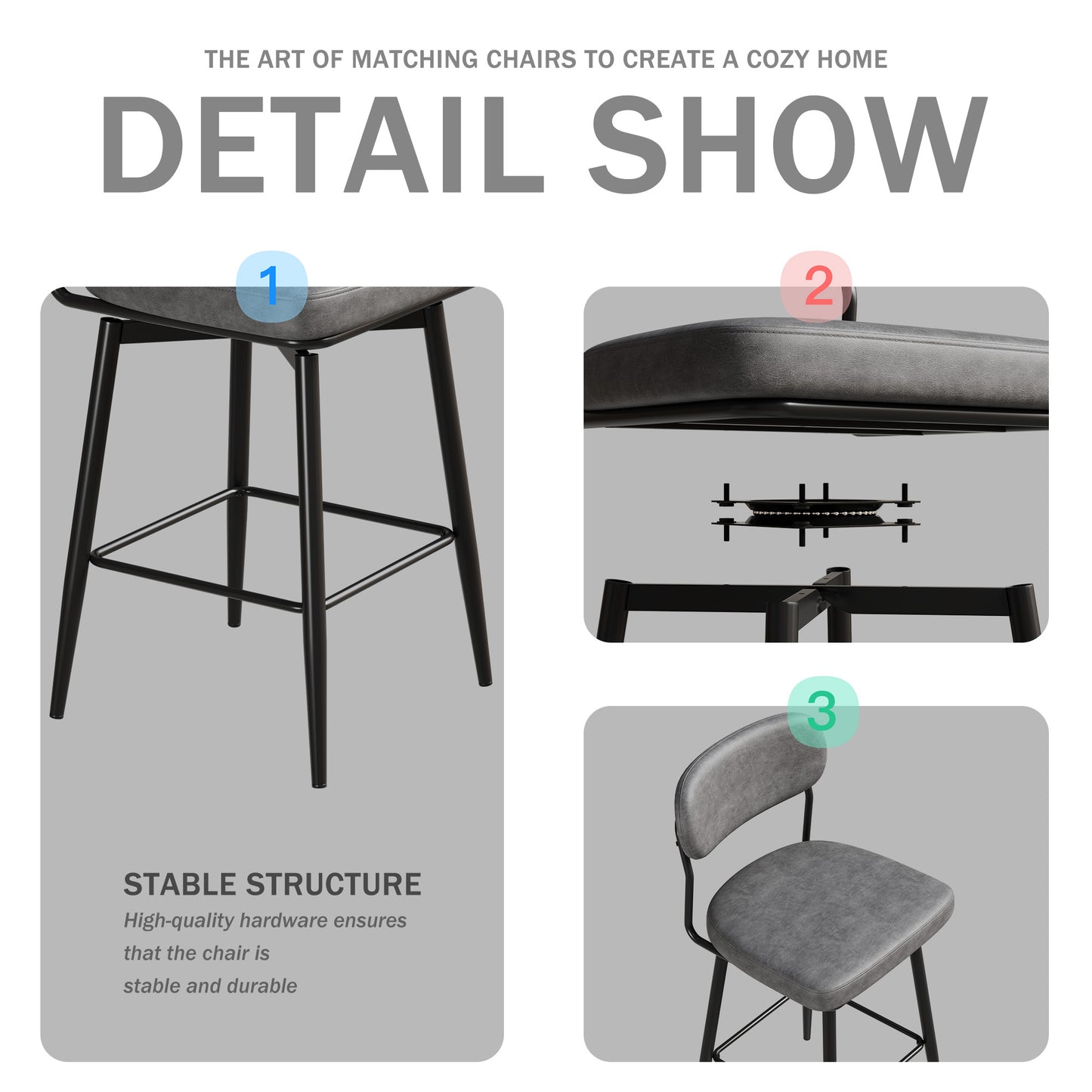360 Β° Rotating Bar Chair Bar Stool bar stools set of 2
