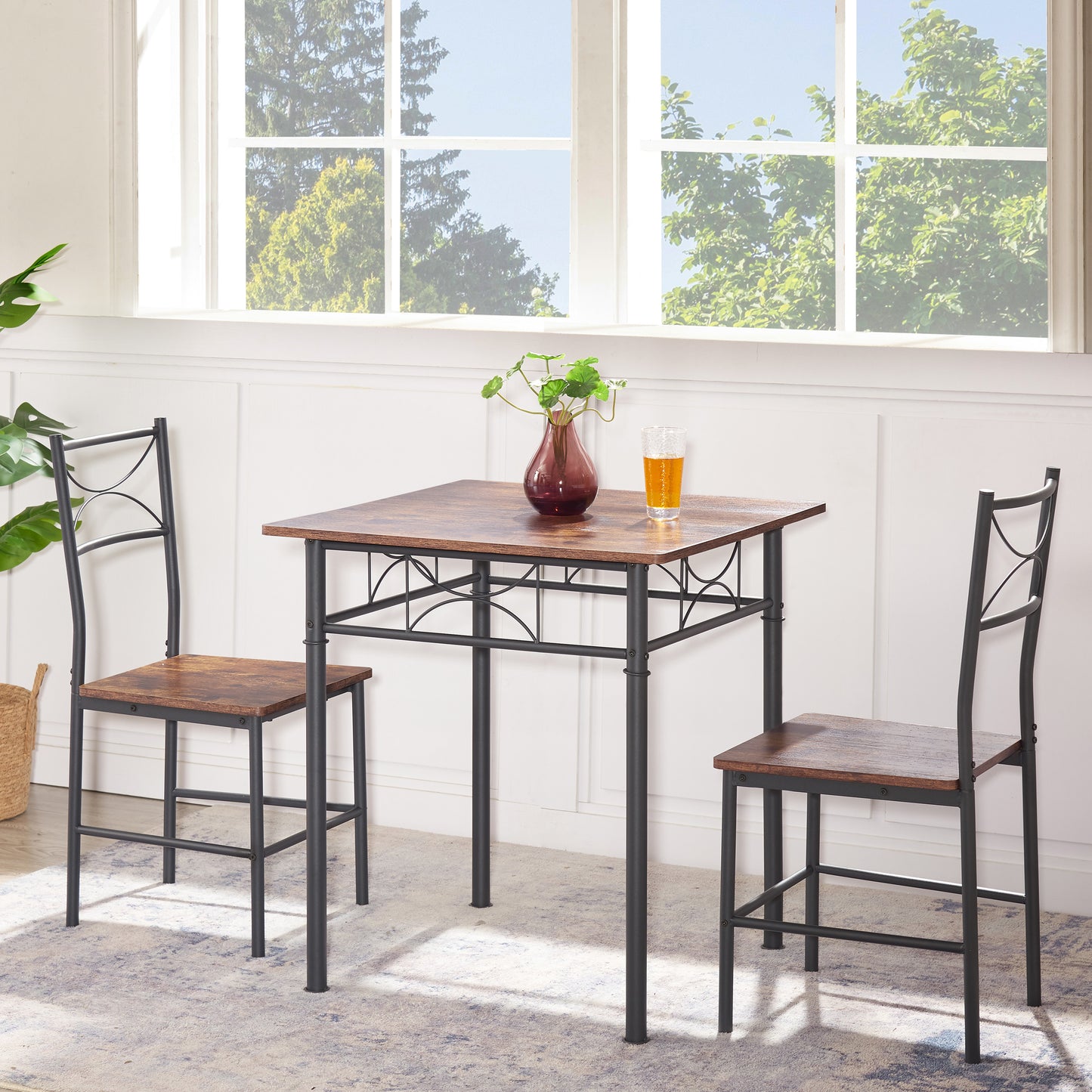 3-Piece Kitchen Dining Room Table Set