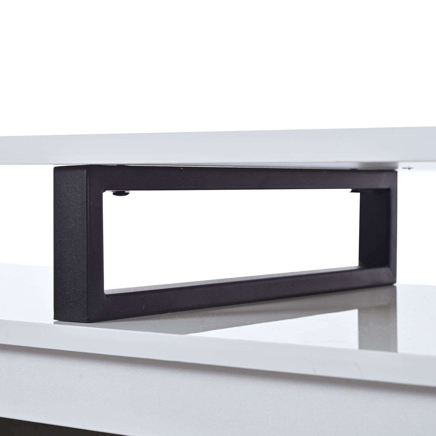 Minimalist Rectangle Extendable TV Stand, TV Cabinet with 2 Drawers and 1 Cabine