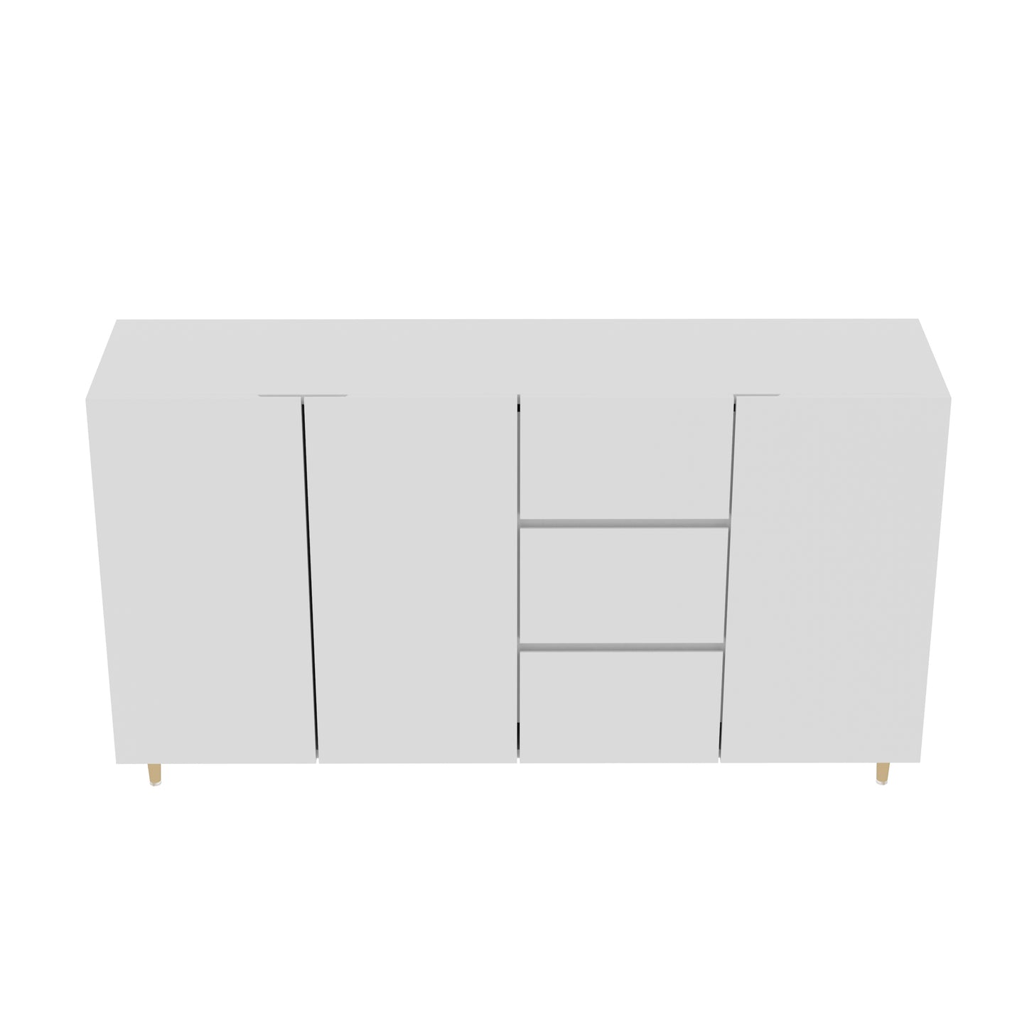 Versatile Side Cabinet - Ample Storage for Dining & Living