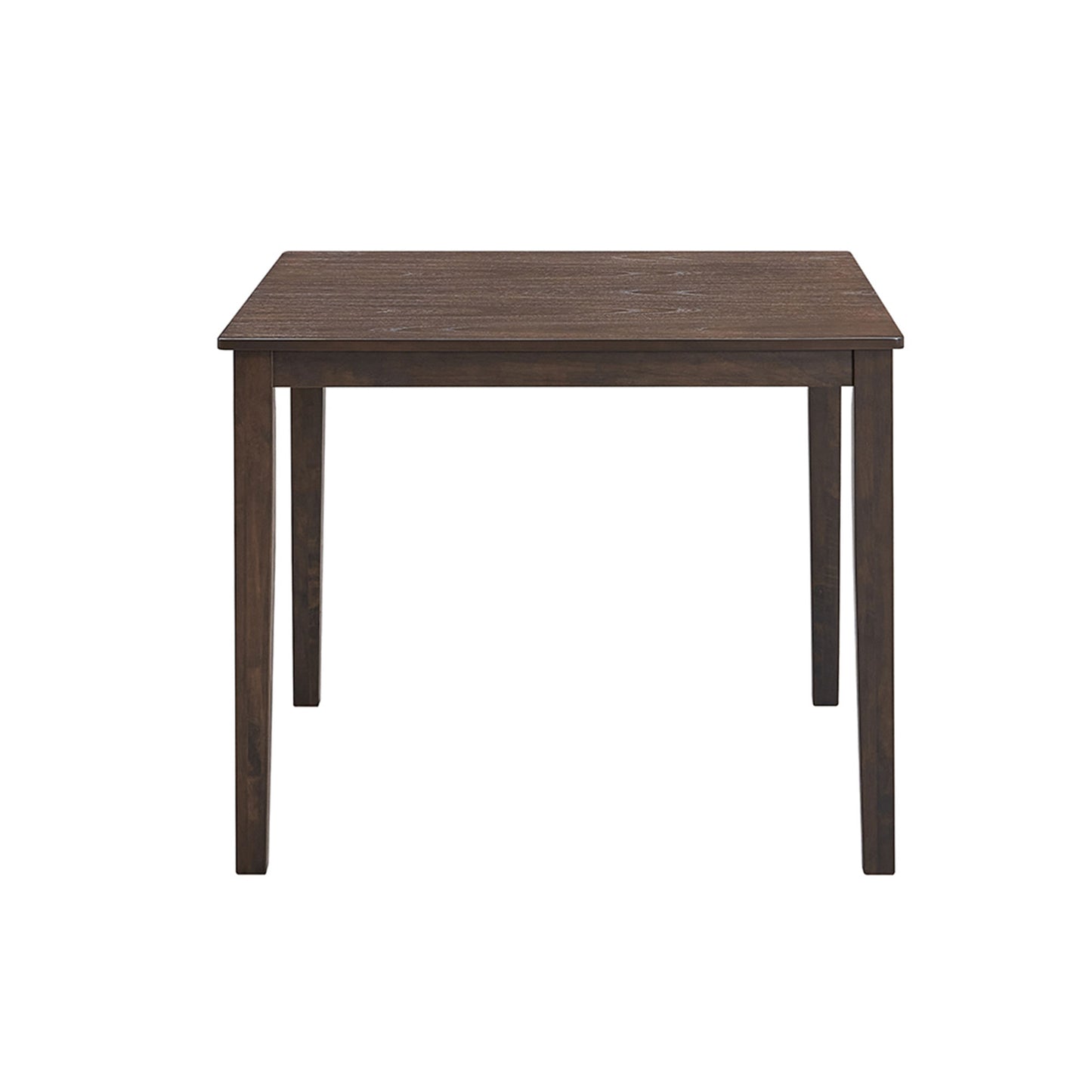 Square Wooden Kitchen Table Set: Mid - Century Design, Upholstered Dining Chairs