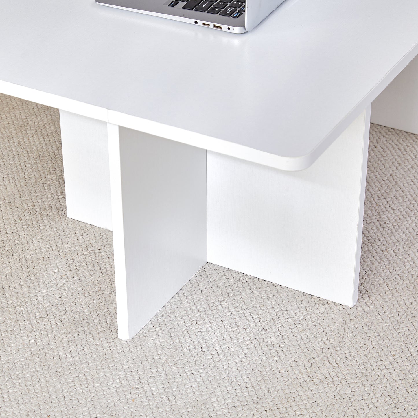 Modern Practical Wood-Colored Coffee Table