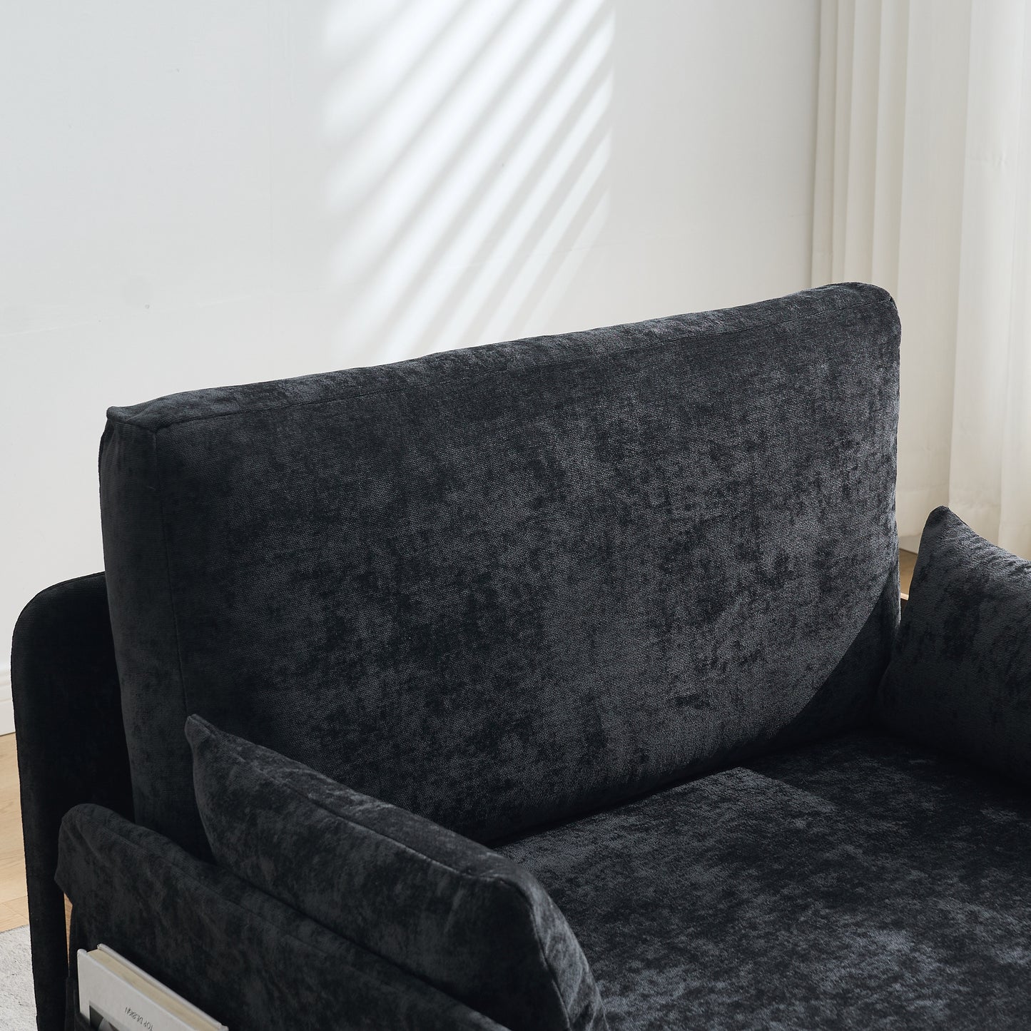 3 - Pillow Foldable Sofa Bed Recliner: 3 - in - 1 Convertible, Mid - Century Modern, Small Space - Friendly