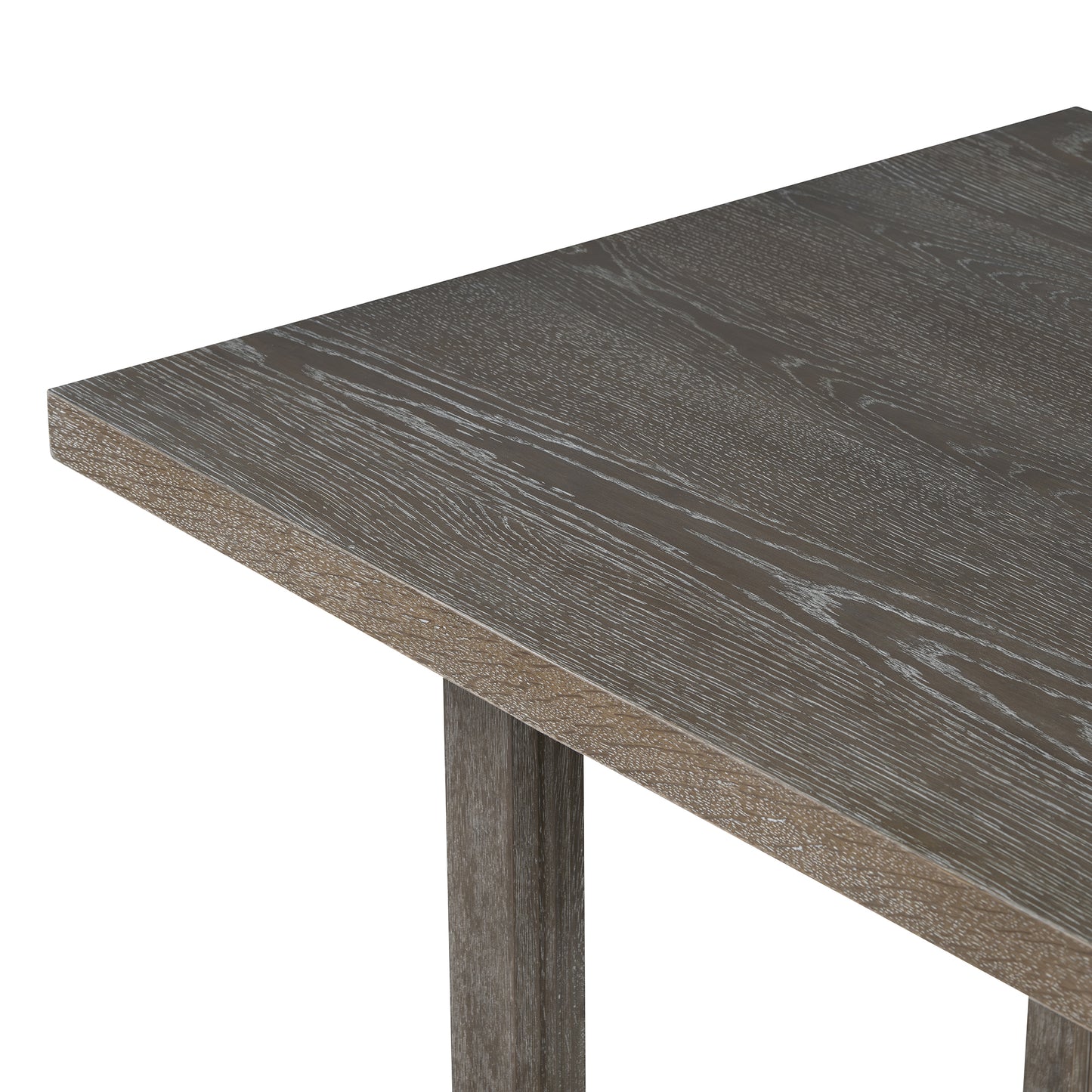 60" Wood Kitchen Table Set: 4 Chairs, Bench, Retro Design for 6 Persons