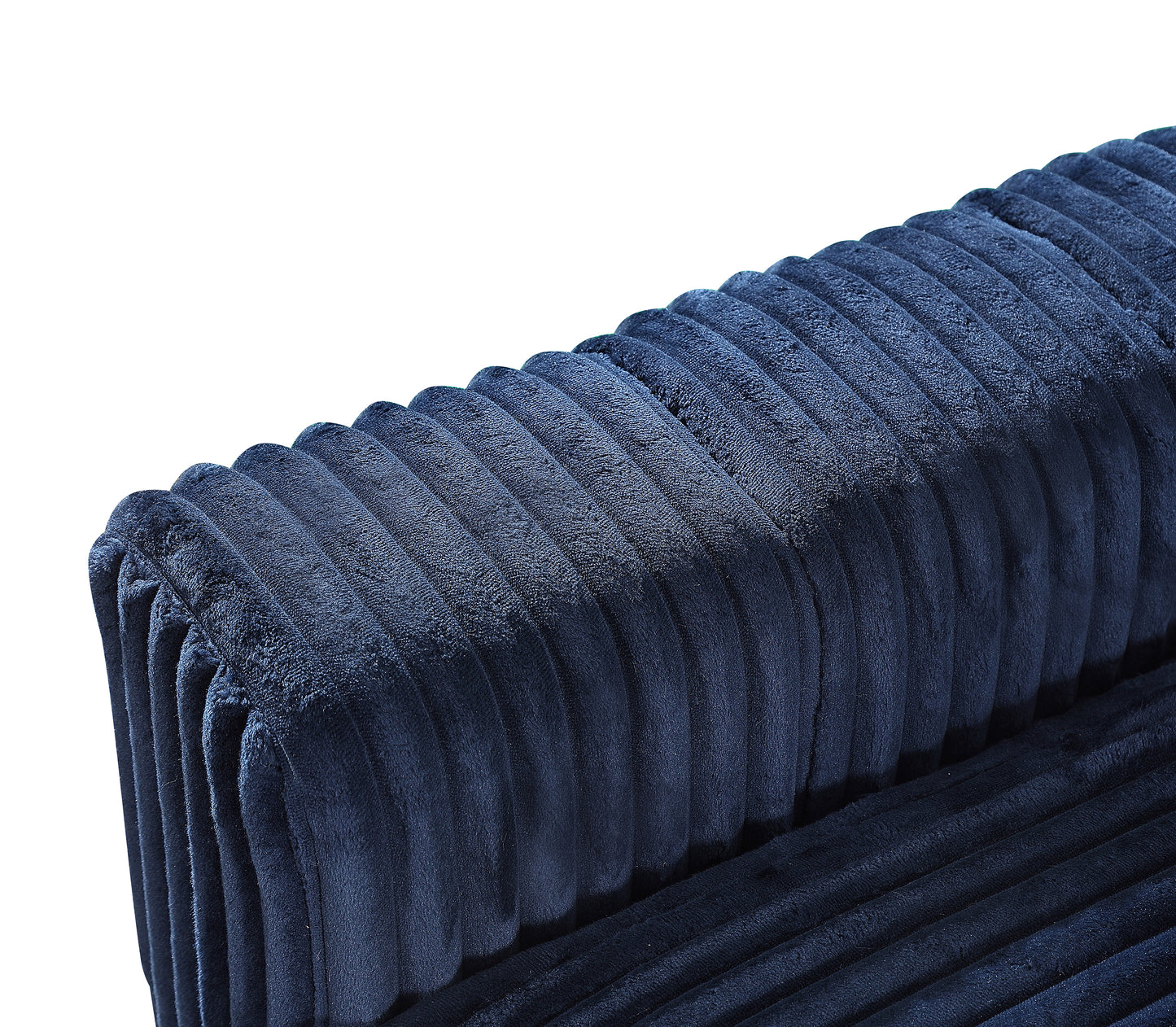 Corner Sleeper Sofa with 6 Pillows: Modern Corduroy, Deep Seat for American Living Rooms