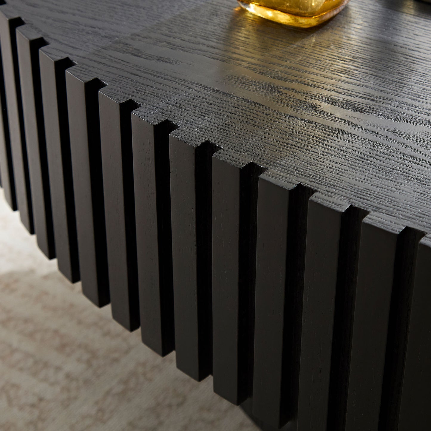 Ellipse Coffee Table with Sturdy Pedestal 43.7 inch 3 Colors
