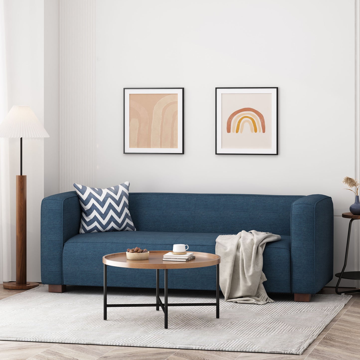 Fabric Loveseat Sofa