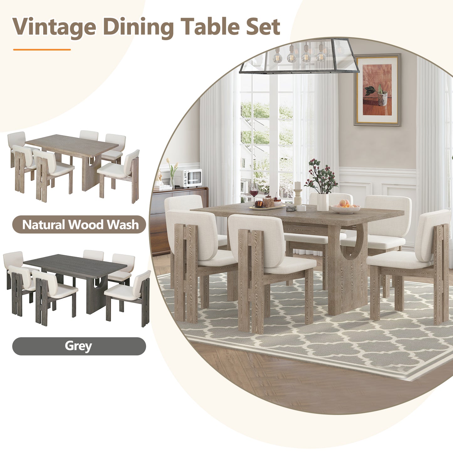 Vintage Dining Table Set