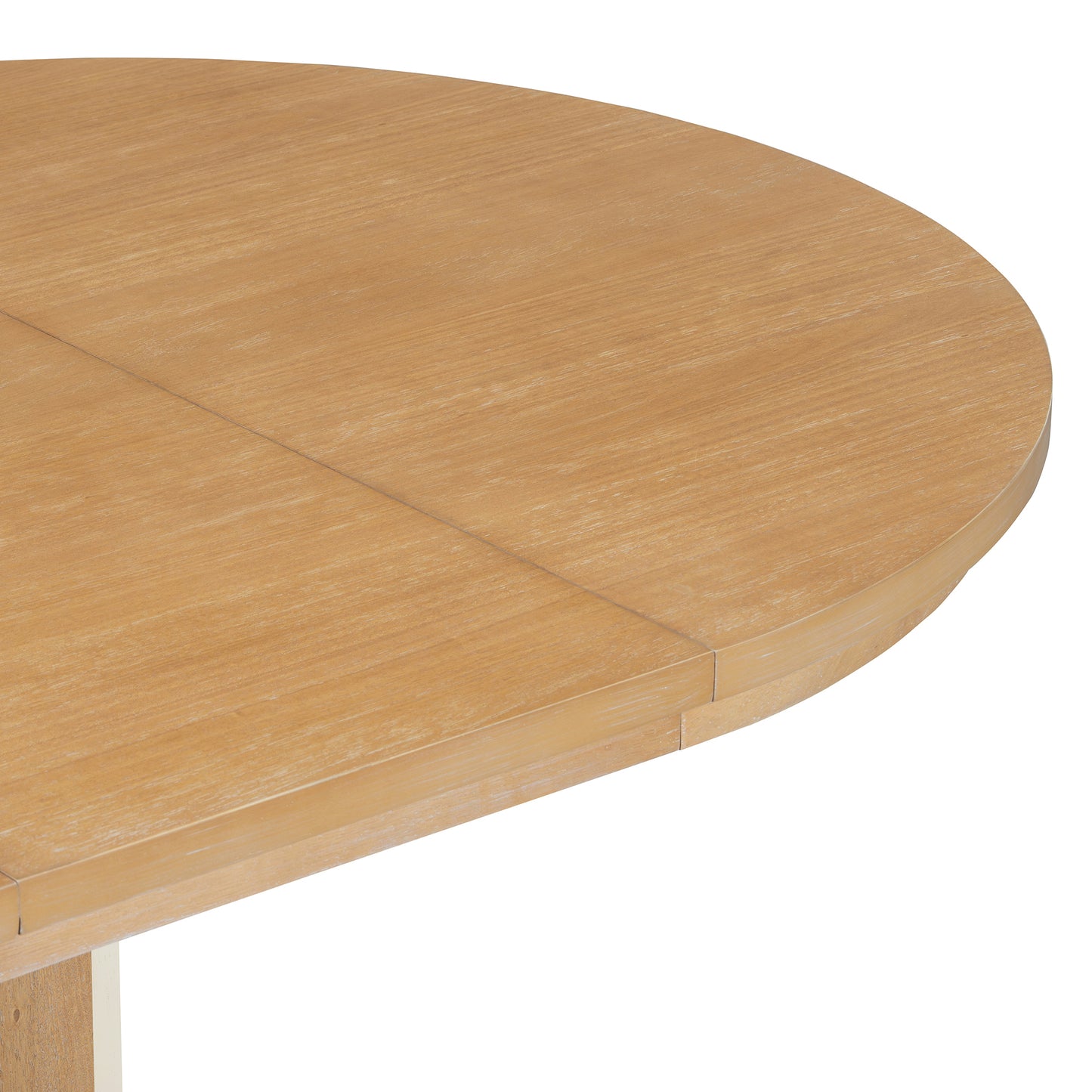 Extendable Dining Table With Double Layer Design for Kitchen, Dining Room