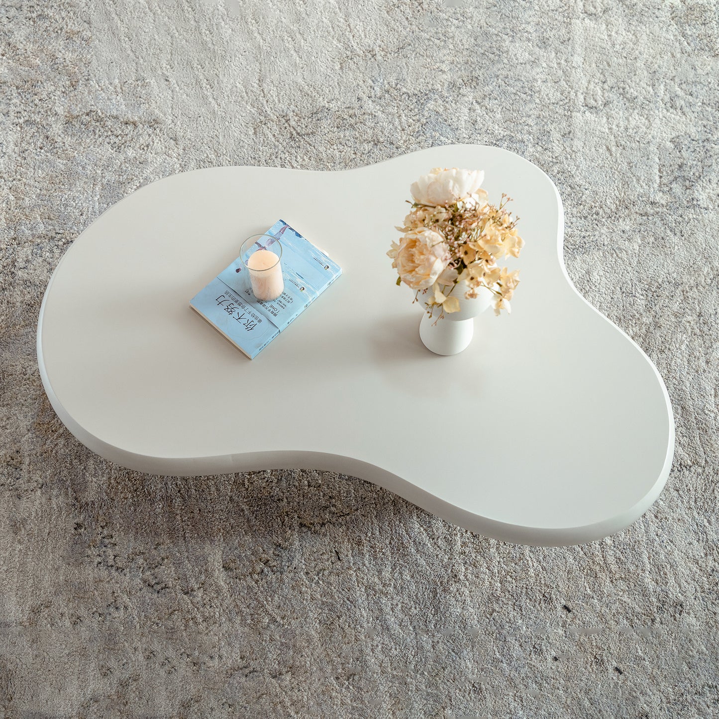 Cloud Coffee Table Easy Assembly Coffee Table for Living Room