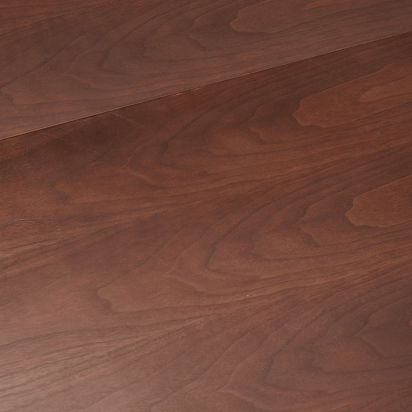 Round Dining Tables with Wood Strip Base Wood Veneer Tabletop 4 Colors