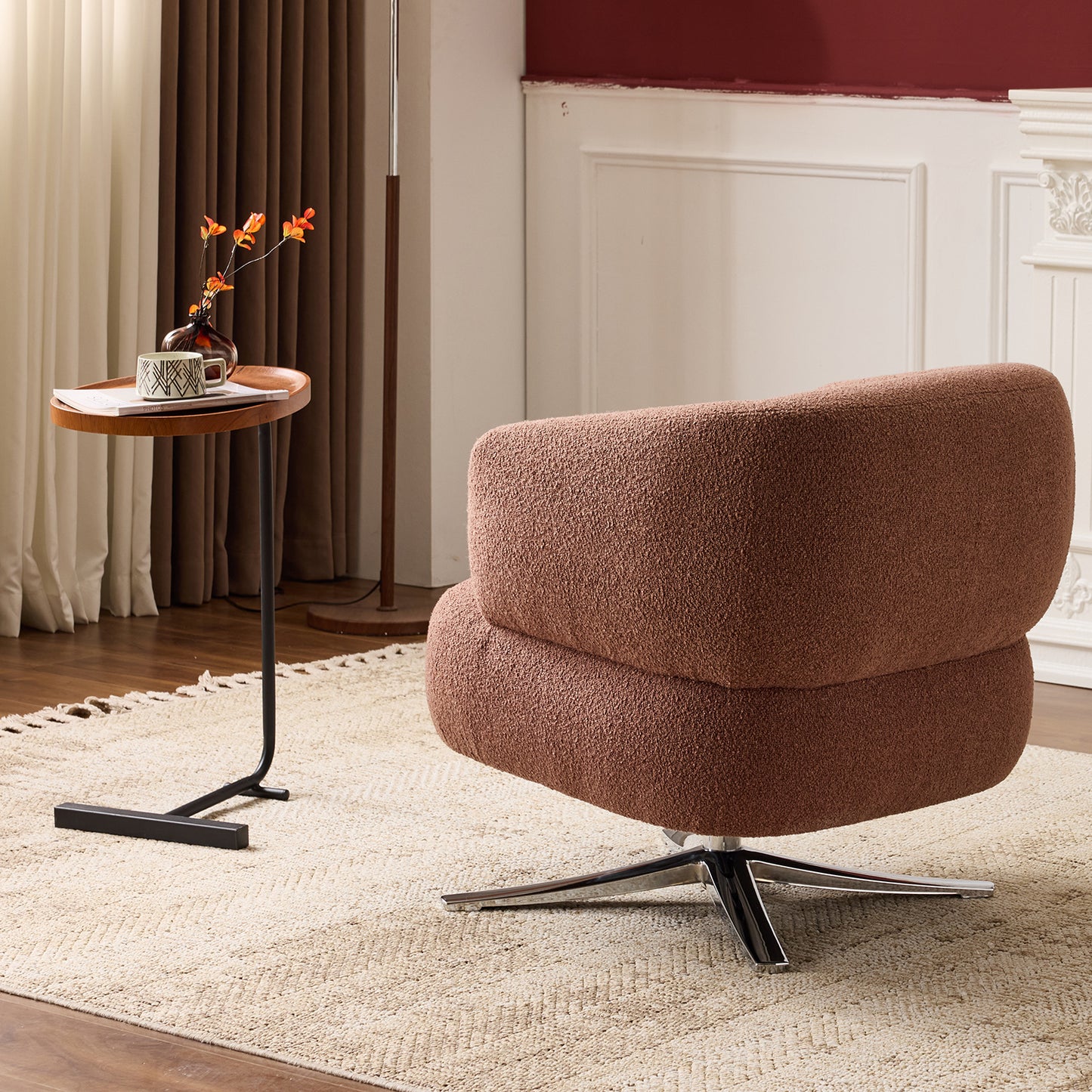 Cuddle-style leisure swivel sofa chair