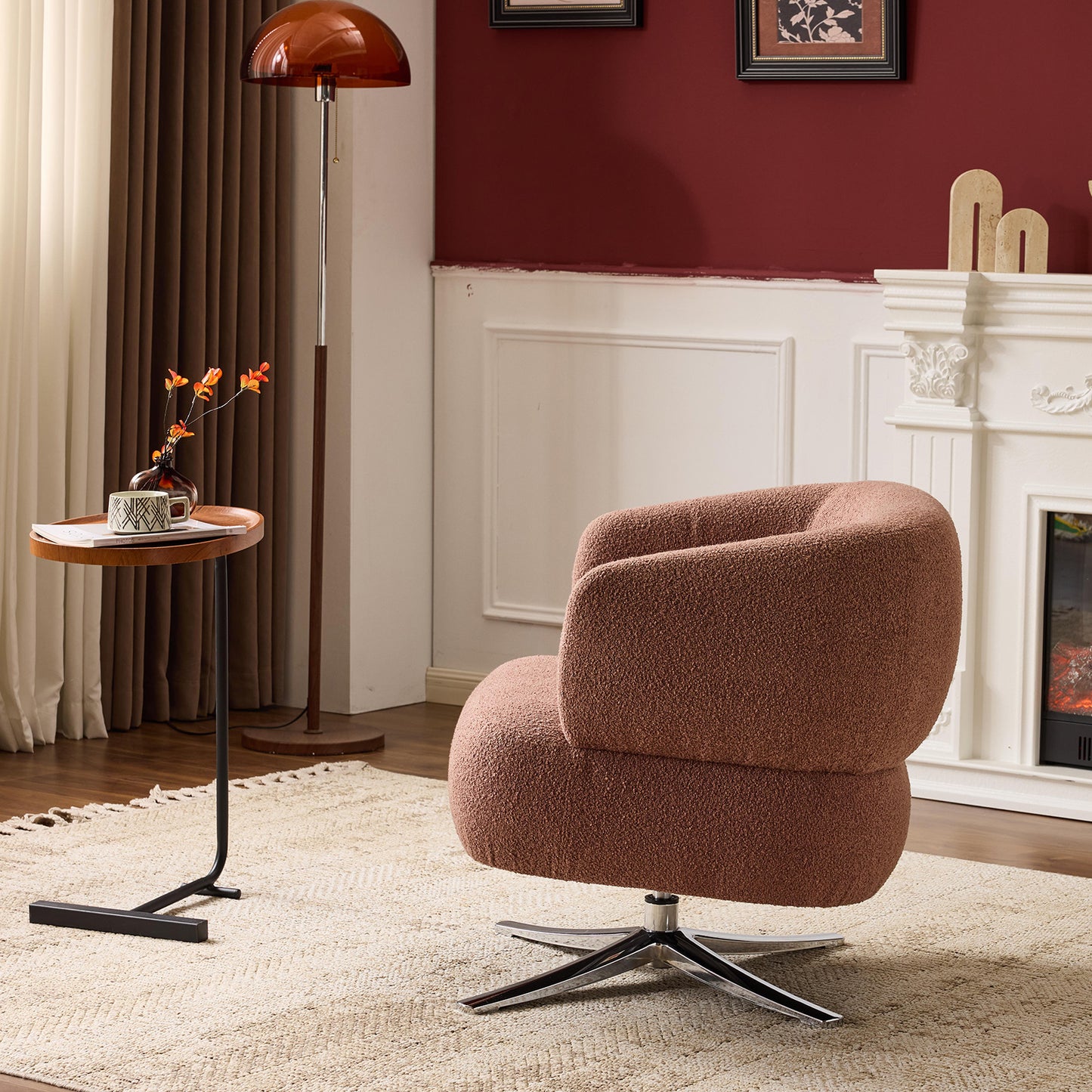 Cuddle-style leisure swivel sofa chair