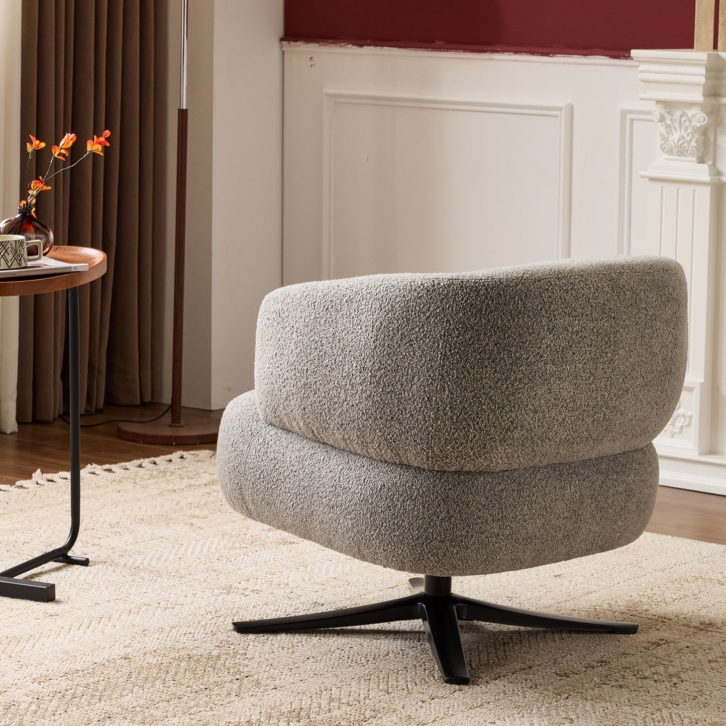Cuddle-style leisure swivel sofa chair