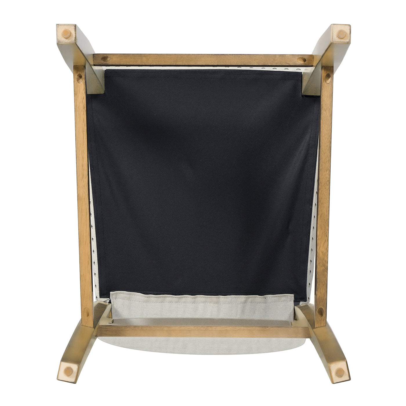 Barstools With rivet decoration wood Frame fabric Sponge cushion and Upholstered Barstools