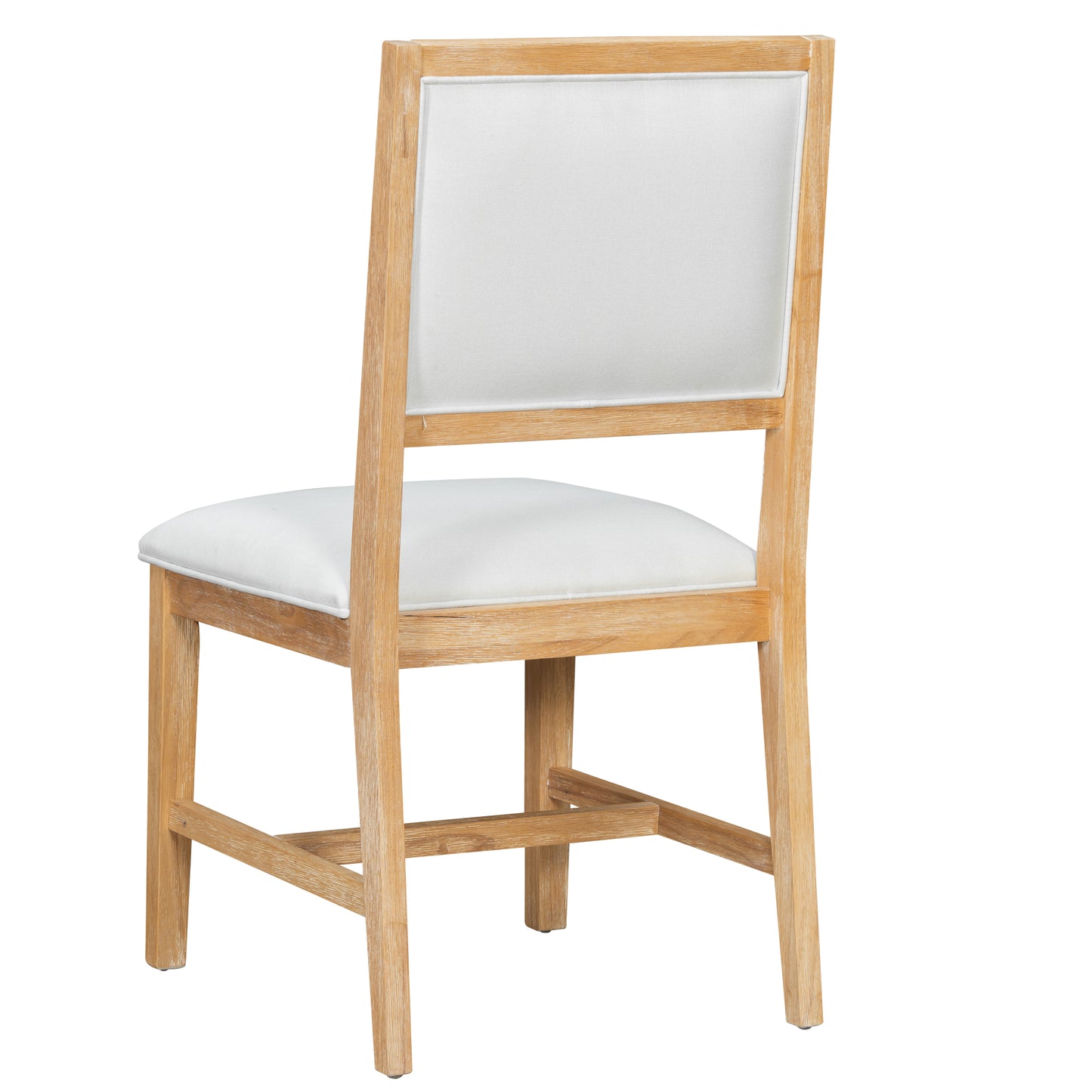 5-Piece Dining Table Set with 4 Upholstered Chairs – Extendable Wood Table with 15.7" Leaf