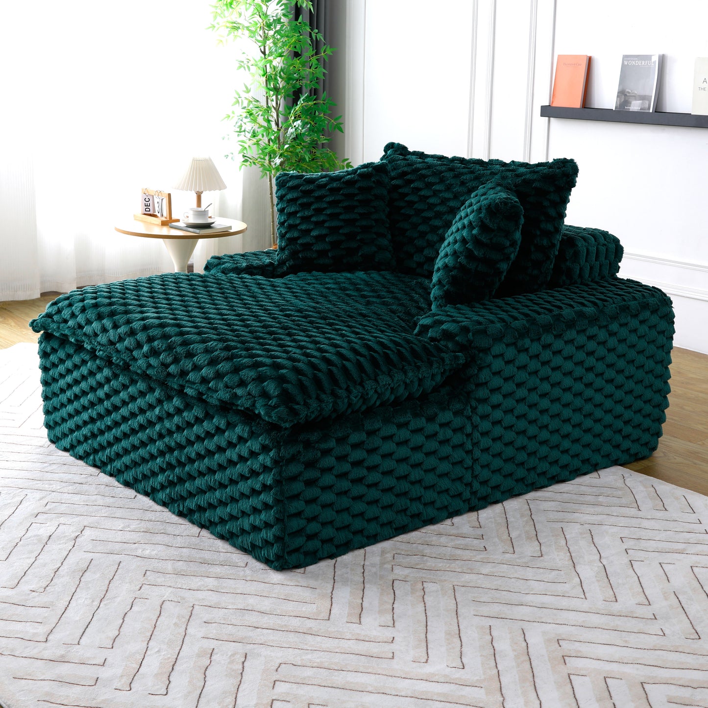 Comfort - bearing Sofa: Two Pillows and One Backrest