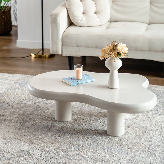 Cloud Coffee Table Easy Assembly Coffee Table for Living Room