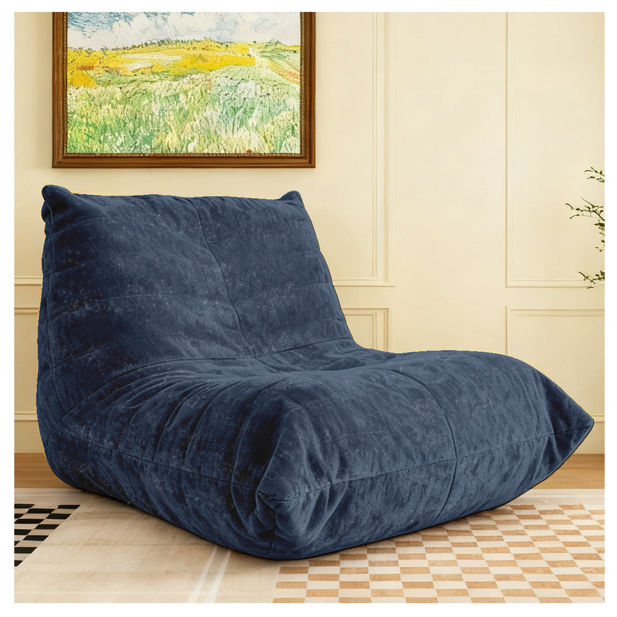 Ergonomic Bean Bag Chair with 5-Way Body Support  Togo Sofa