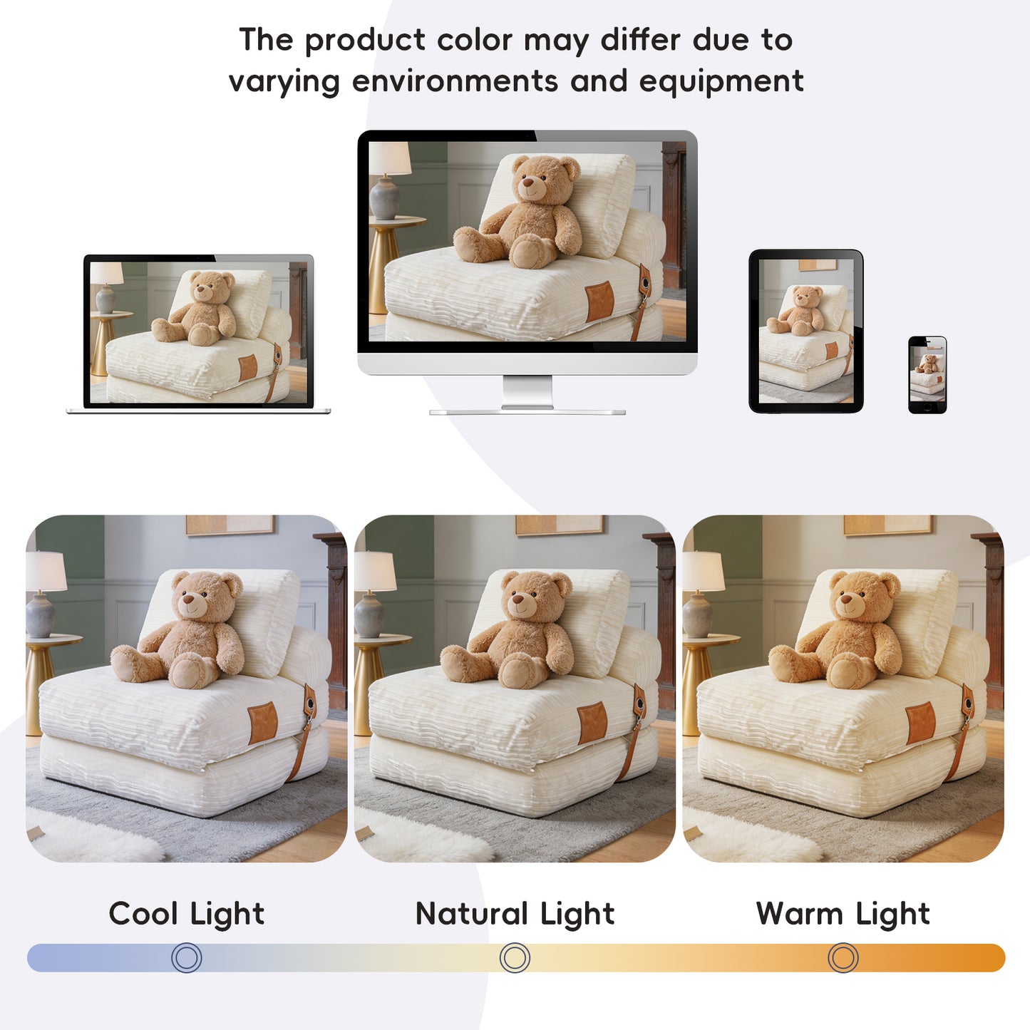 Lazy Sofa Bean Bag Chair – Folding Sofa Bed, Convertible Lounge Chair