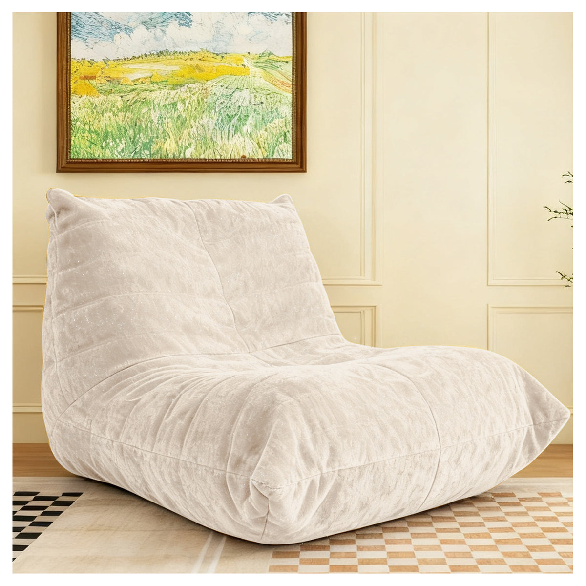 Ergonomic Bean Bag Chair with 5-Way Body Support  Togo Sofa