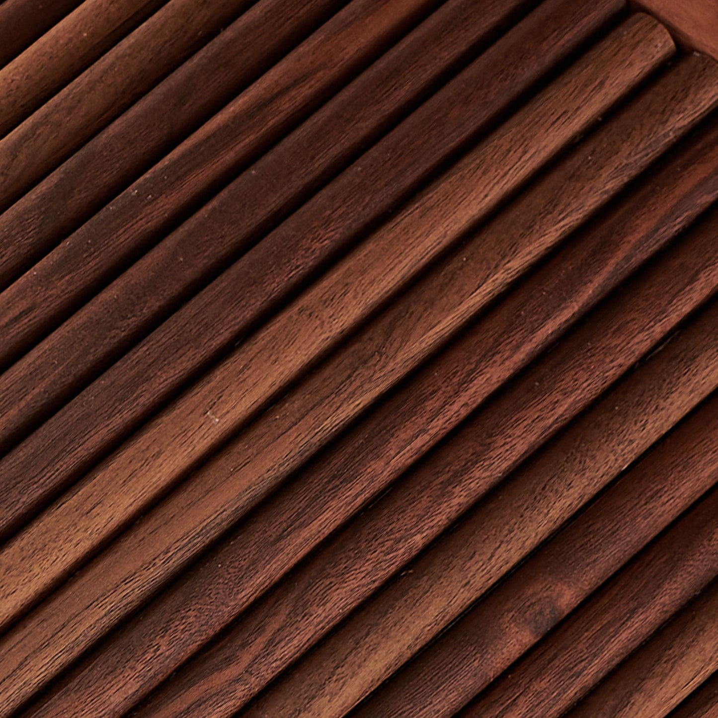 Round Dining Tables with Wood Strip Base Wood Veneer Tabletop 4 Colors