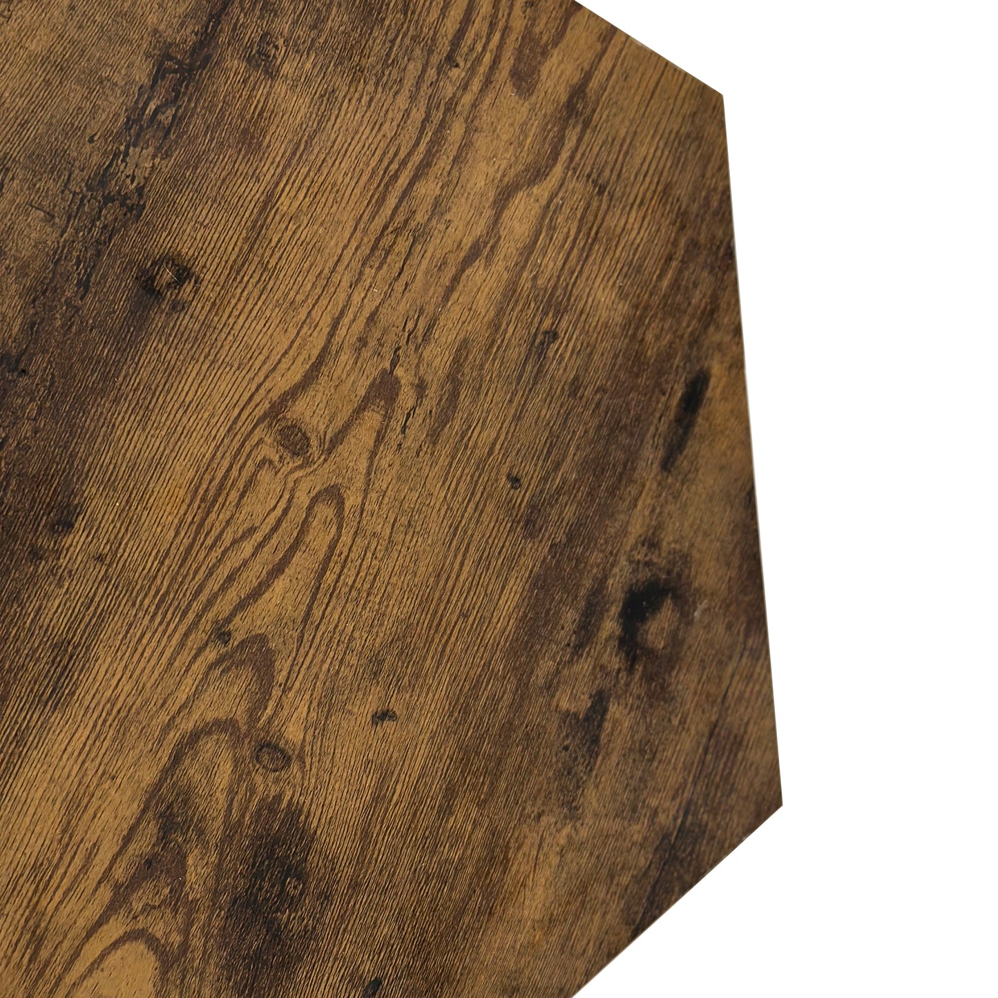 47.24'' Hexagonal Coffee Table Set - Antique Wood