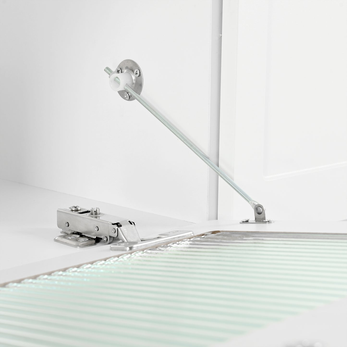 TV Stand with Fluted tempered Glass Doors for TVs Up to 95''Entertainment Center with APP-Controlled LED Light