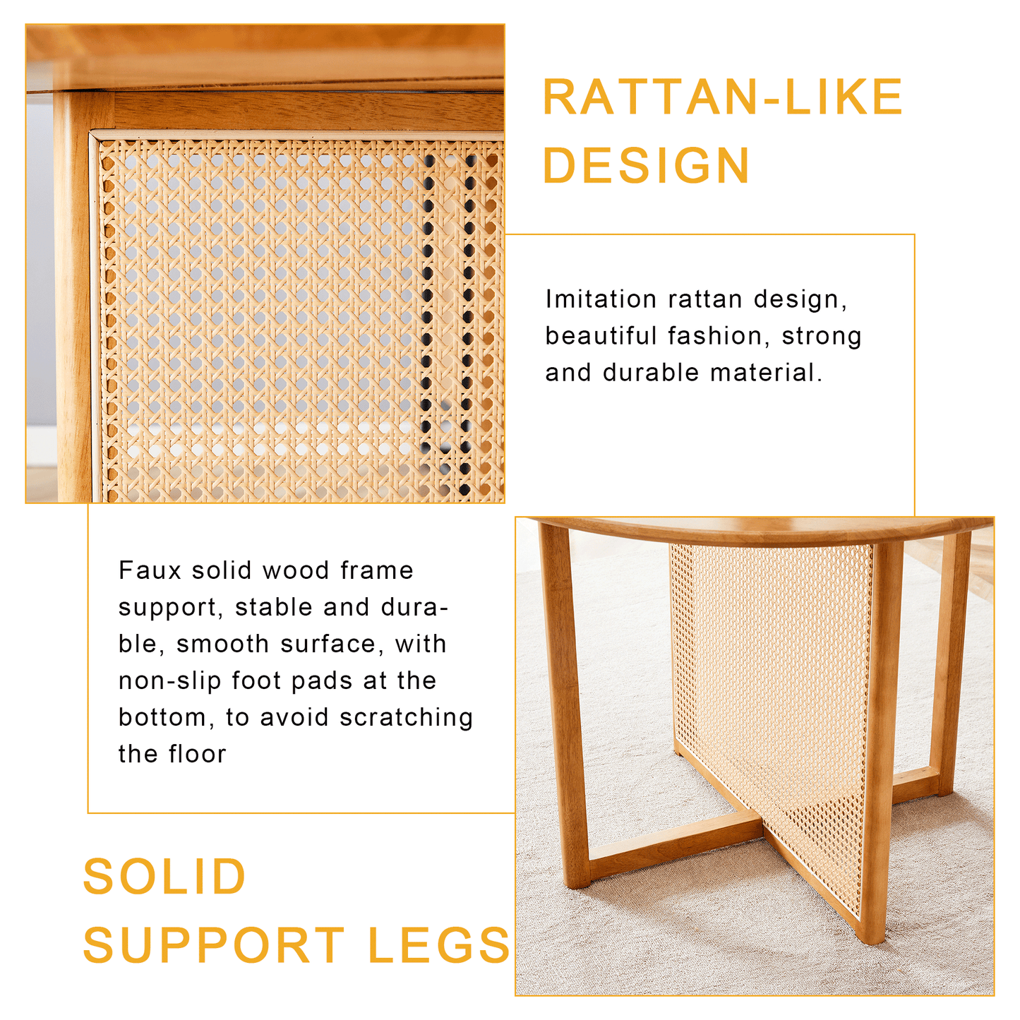 42 inch diameter solid wood round dining table,Table and chair set