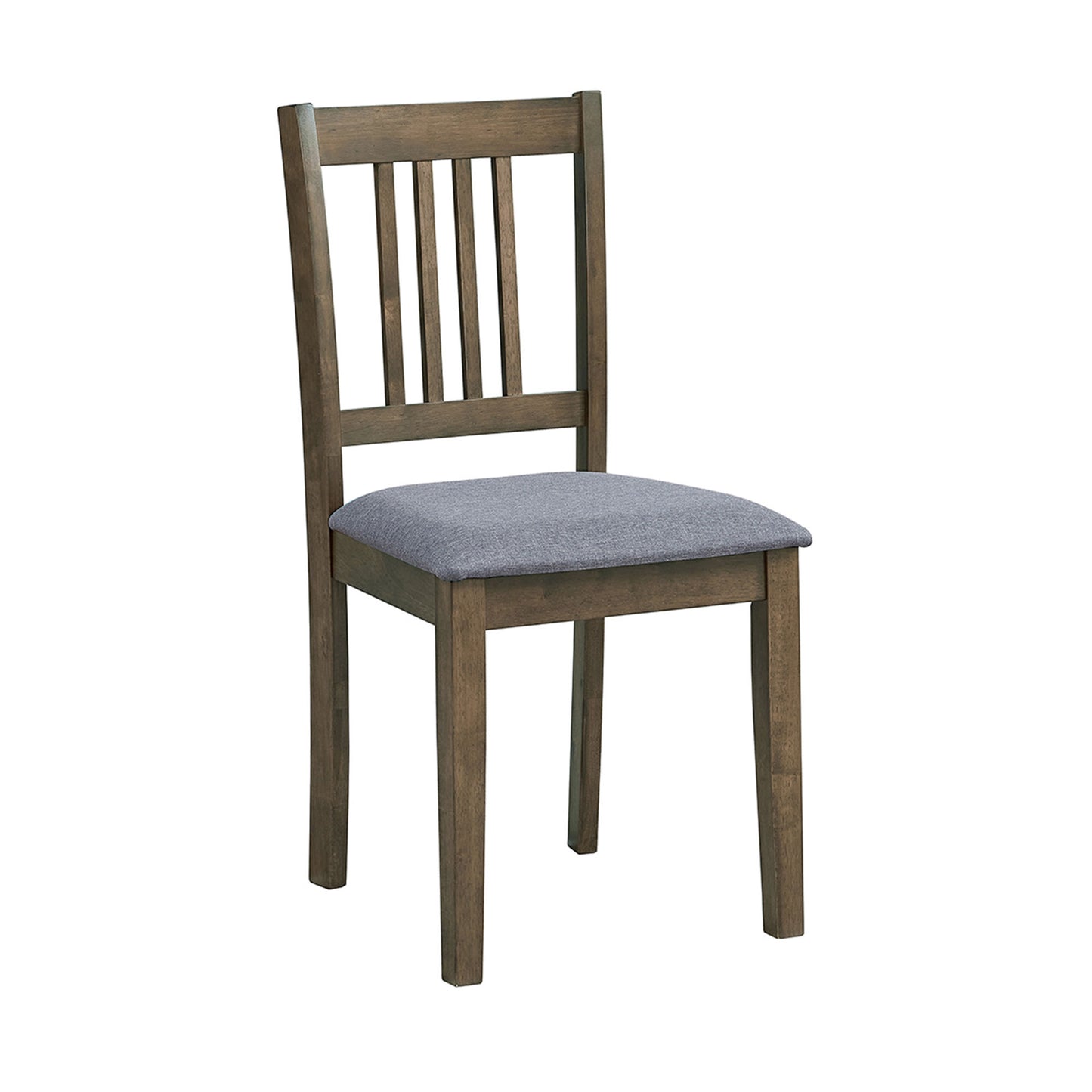 Square Wooden Kitchen Table Set: Mid - Century Design, Upholstered Dining Chairs