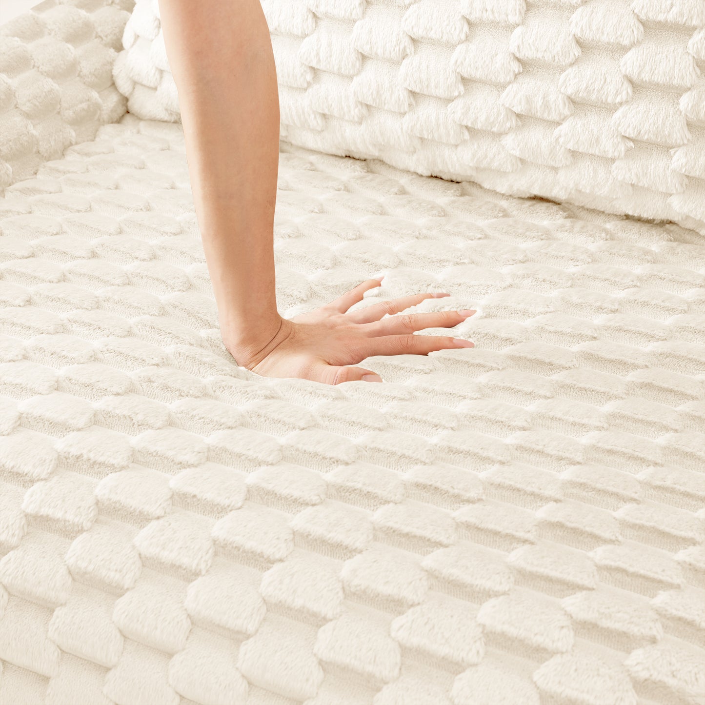 Modular Sectional Sofa for Living Room,Flannelette Fabric,Oversized 2-4 Seater Couch,Deep Seat,Boneless sofa