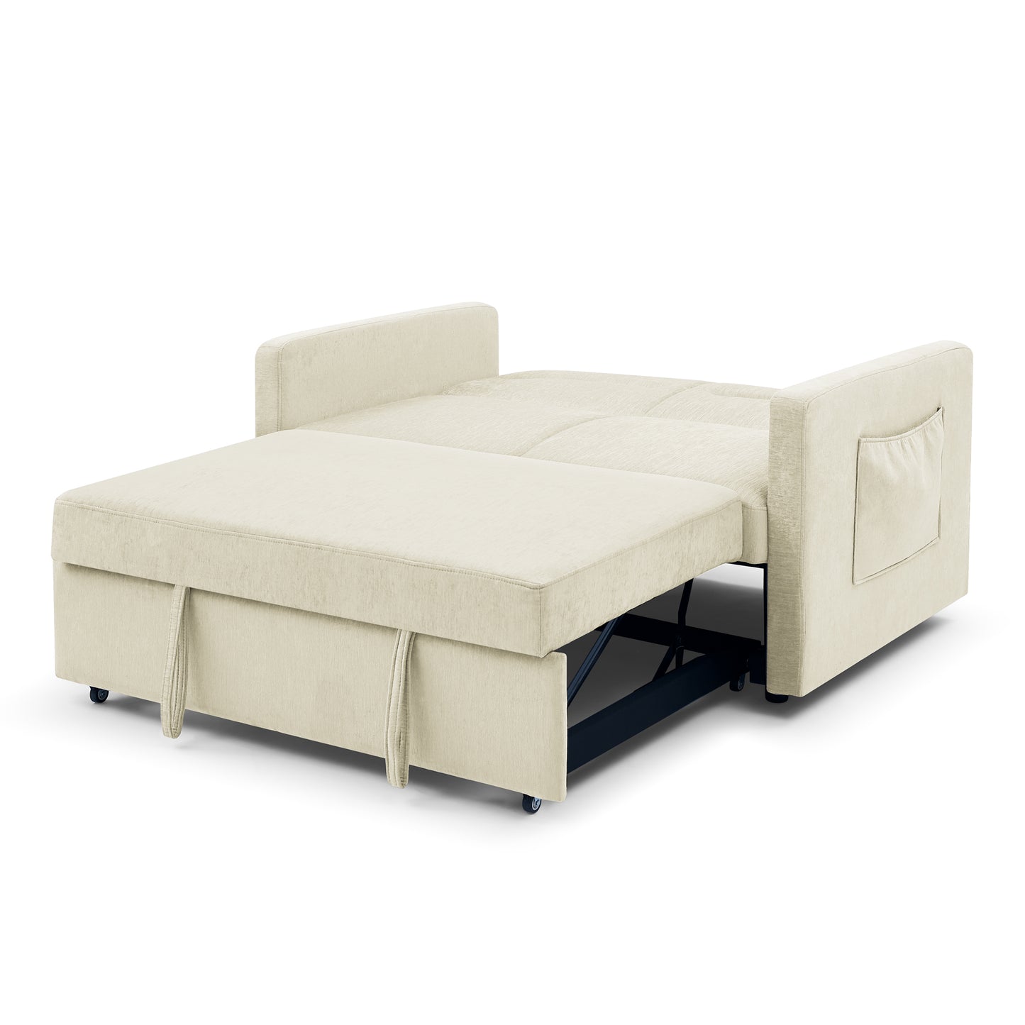Loveseats Sofa Bed: Pull - out Bed, Adjustable Back, 2 Colors