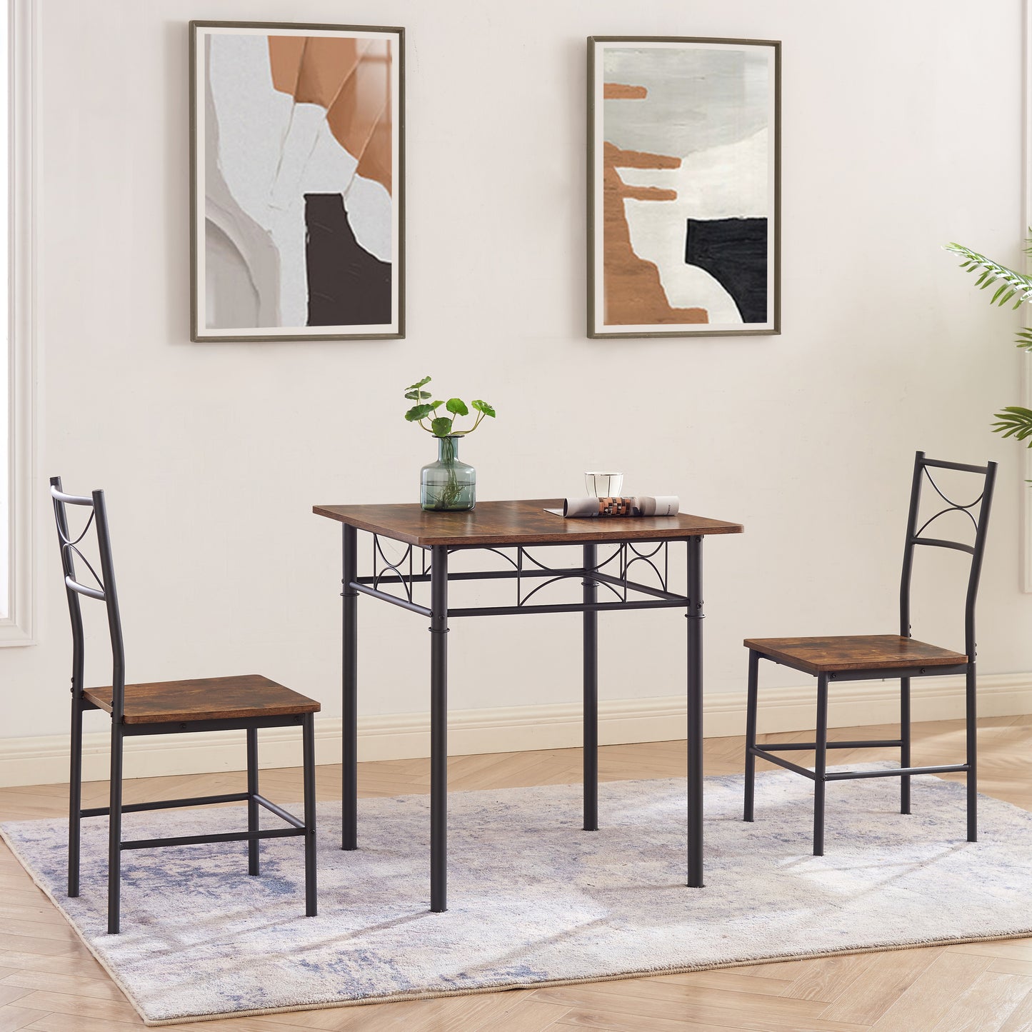 3-Piece Kitchen Dining Room Table Set