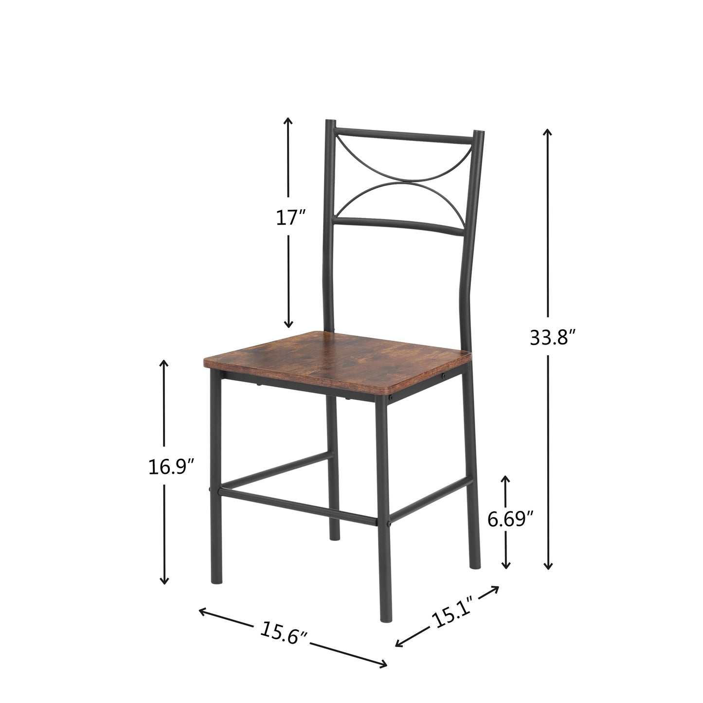 3-Piece Kitchen Dining Room Table Set
