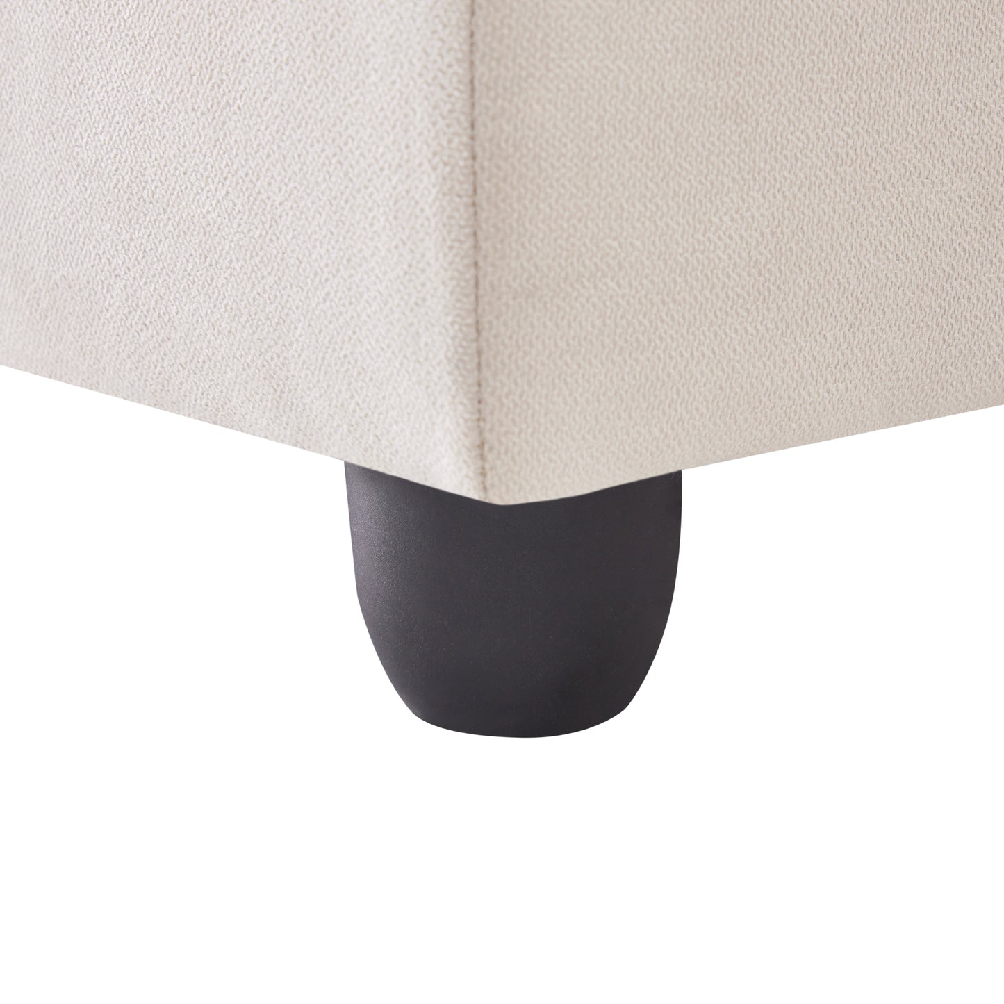 89*79" Modern Sectional Sofa with Vertical Stripes: 5 - Seat Couch, Convertible Ottoman, 2 Pillows - Ideal for Living Room & Apartment