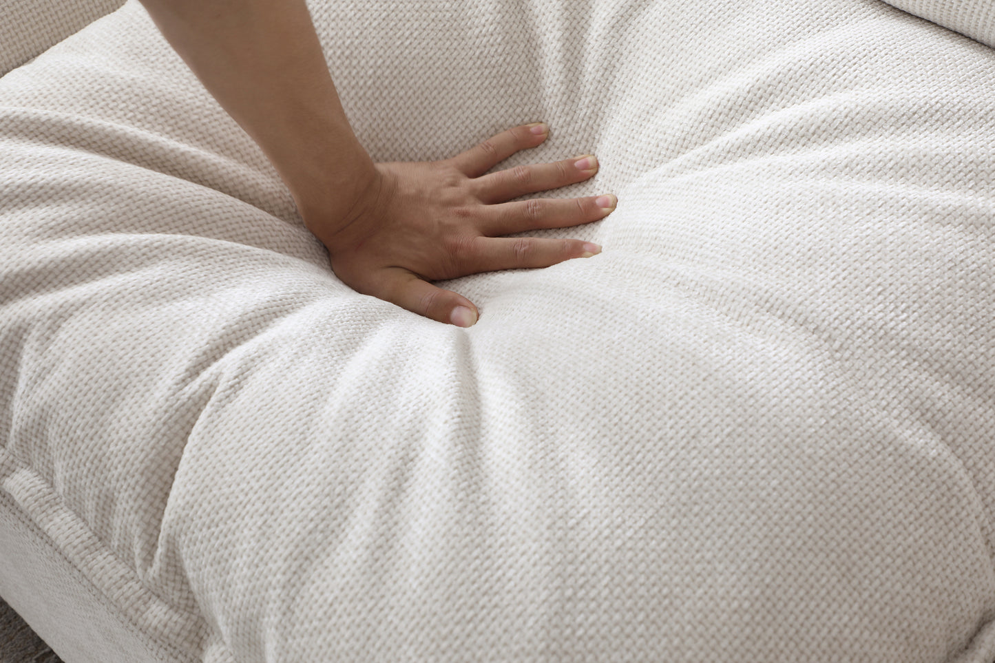 U-Shaped Sectional - Beige, Freely Combinable, Comfortable 3 Colors