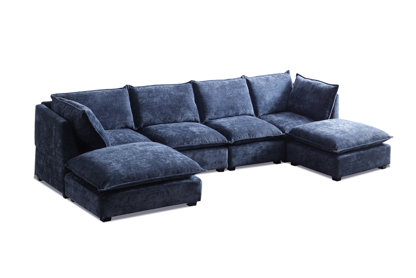 U-Shaped Sectional - Beige, Freely Combinable, Comfortable 3 Colors