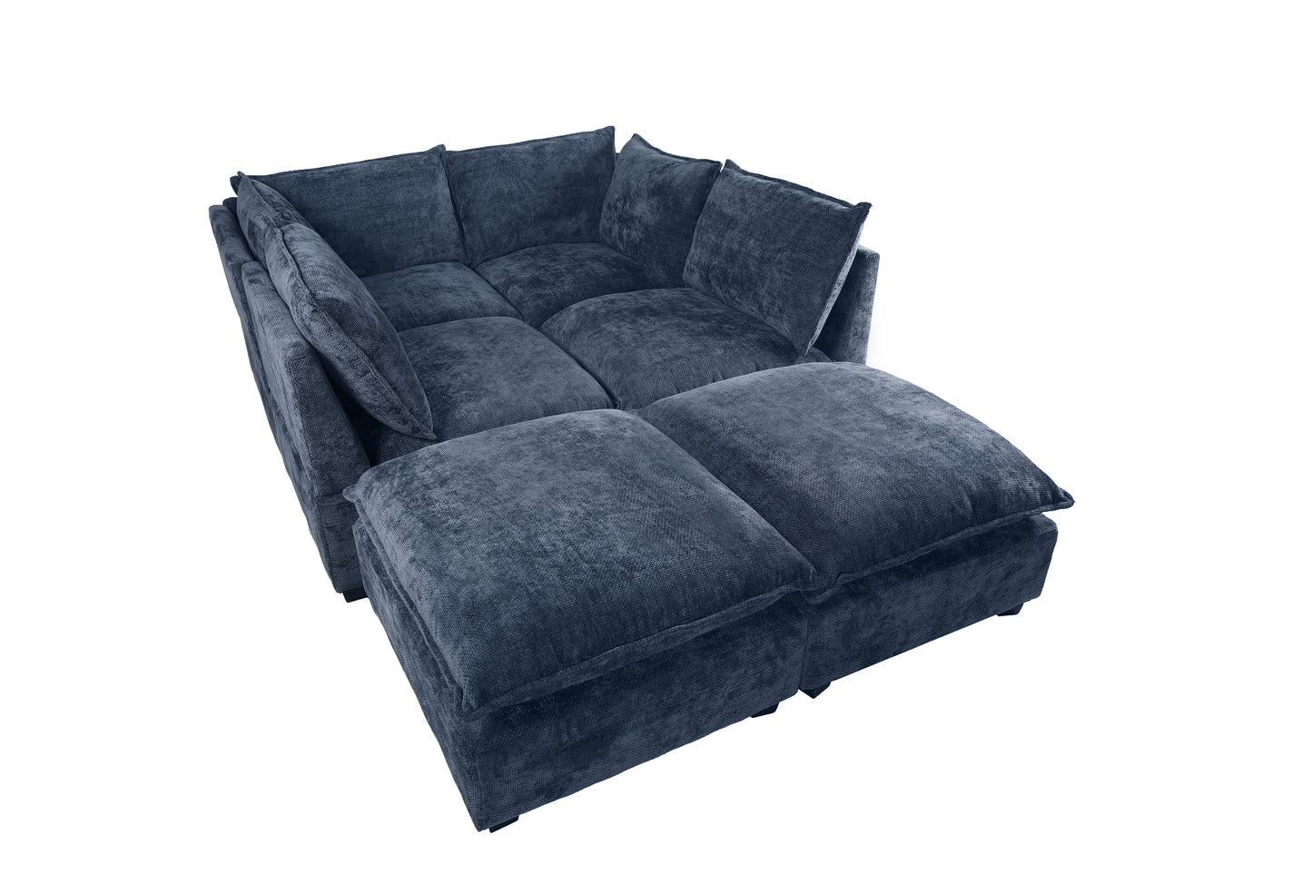 U-Shaped Sectional - Beige, Freely Combinable, Comfortable 3 Colors