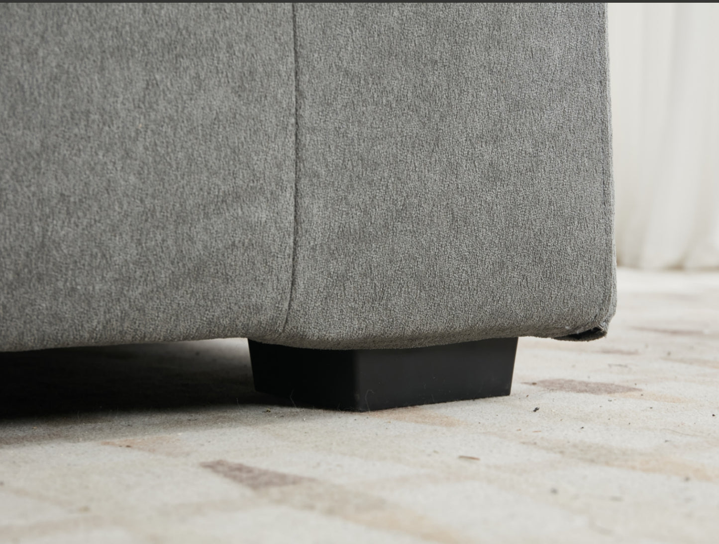 Modern 3 - Seater Living Room Sofa: Double Cushioning, Detachable Cover for Easy Maintenance