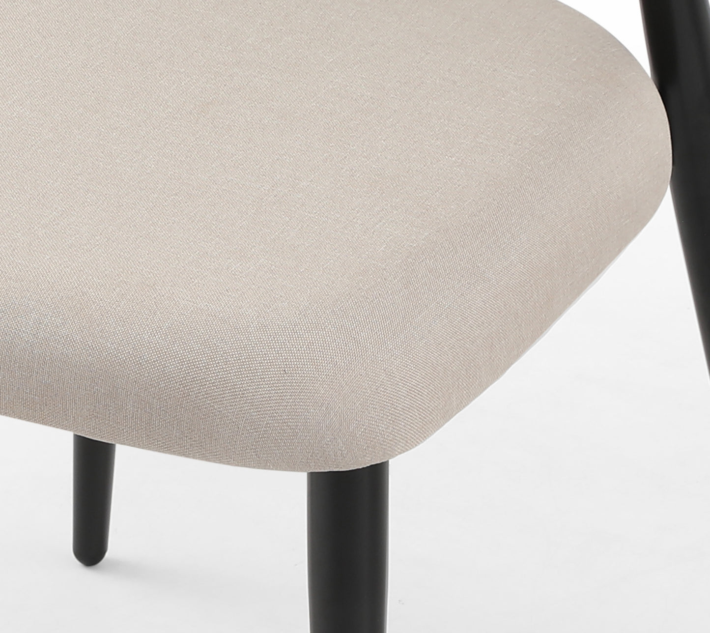 Upholstered Chairs with Metal Legs for Kitchen Dining Room