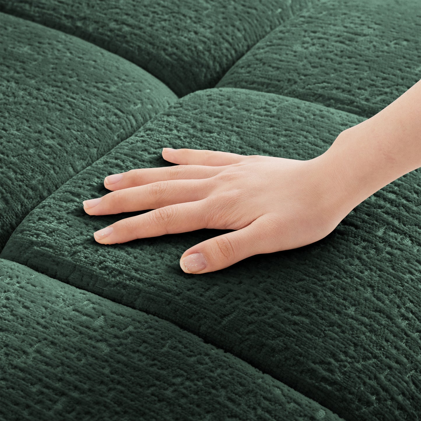 Ergonomic Single Seater-Two-Seater Sofa With High-Resilience Support Cushions And Throw Pillows