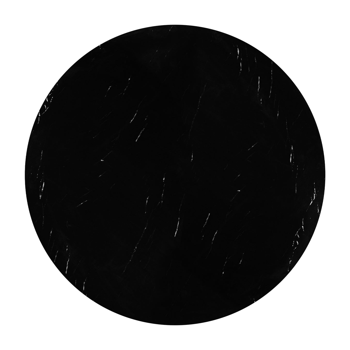 5 - Piece Round Dining Table Set: 43 - Inch Modern Table with 4 Upholstered Chairs, Easy Assembly for Dining Room