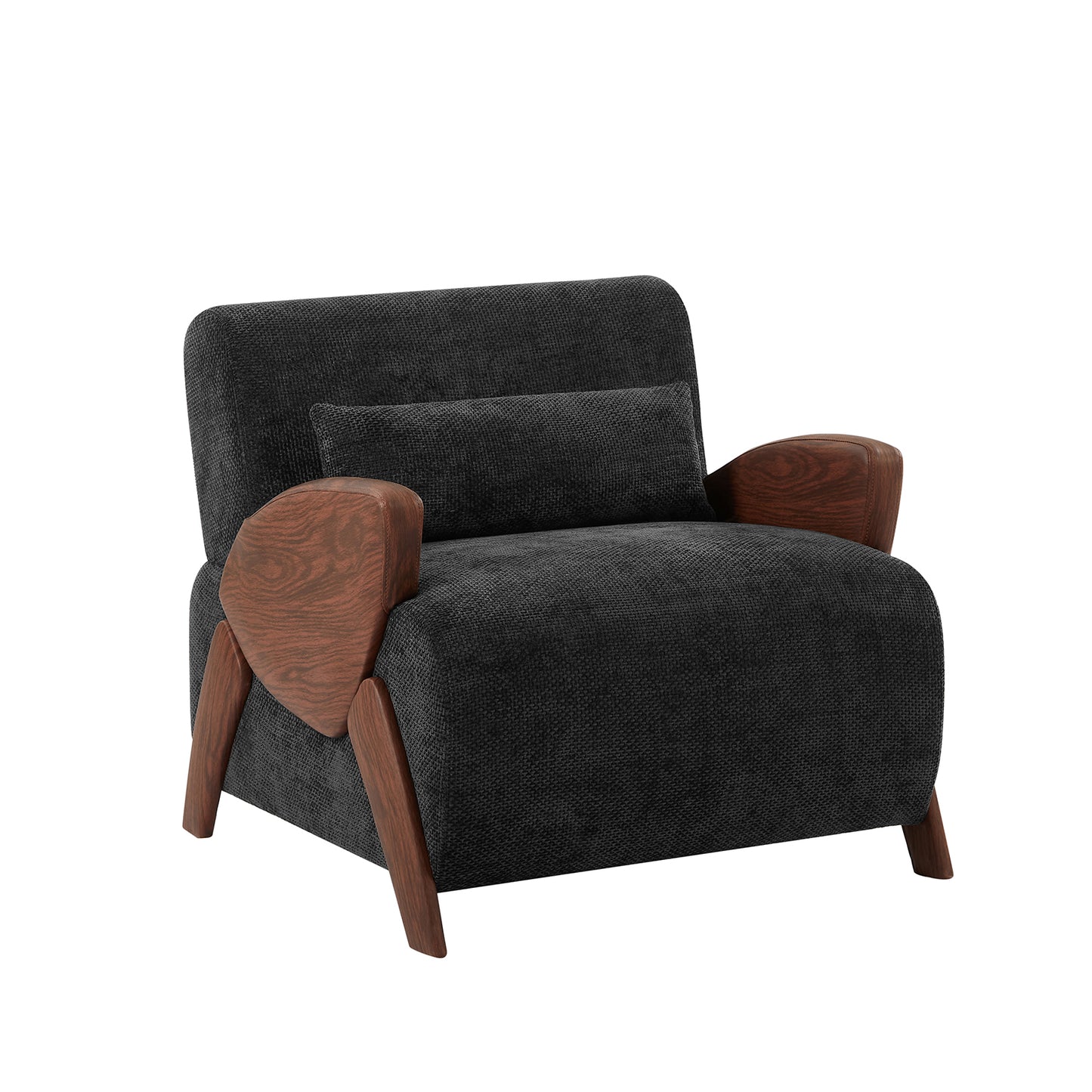 Accent Armchair with Plush Cushioning, Comfortable Armrests