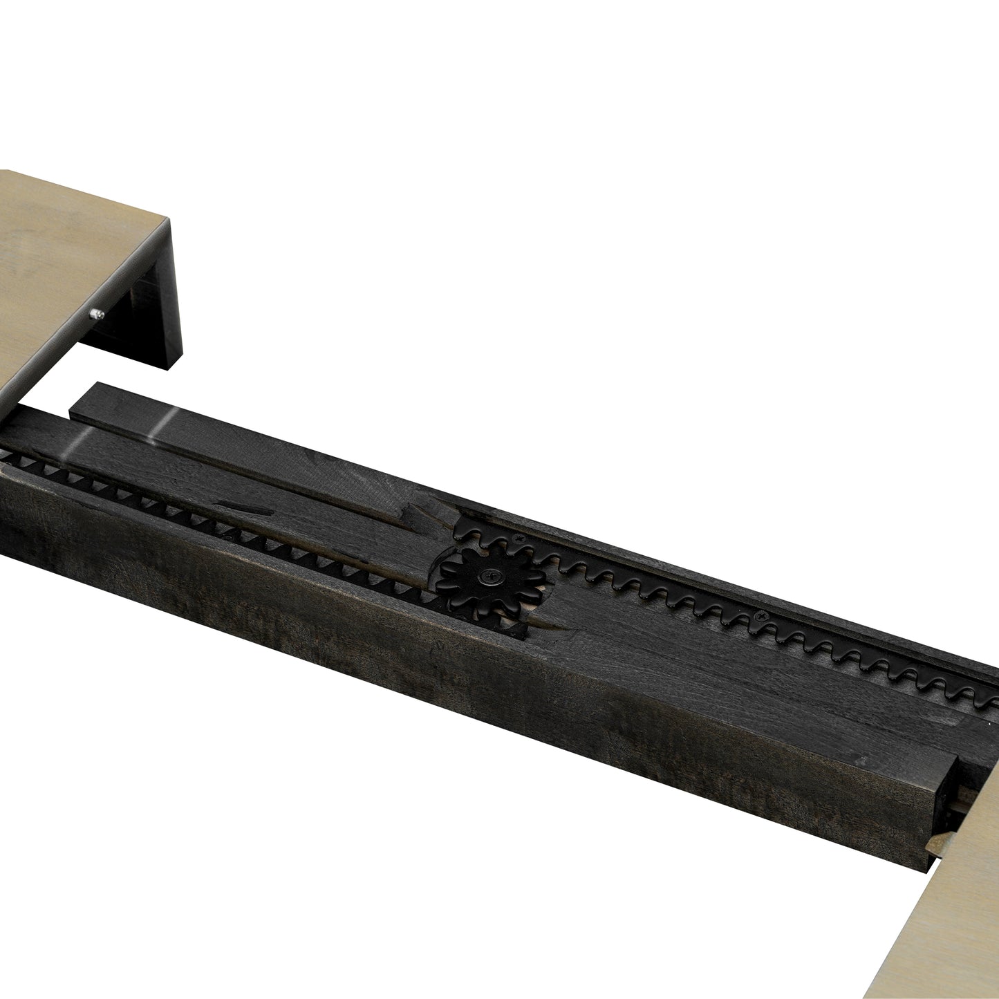 Extendable Wood Dining Table Set for 6, Kitchen Table Set with Bench and 4 Upholstered Chairs