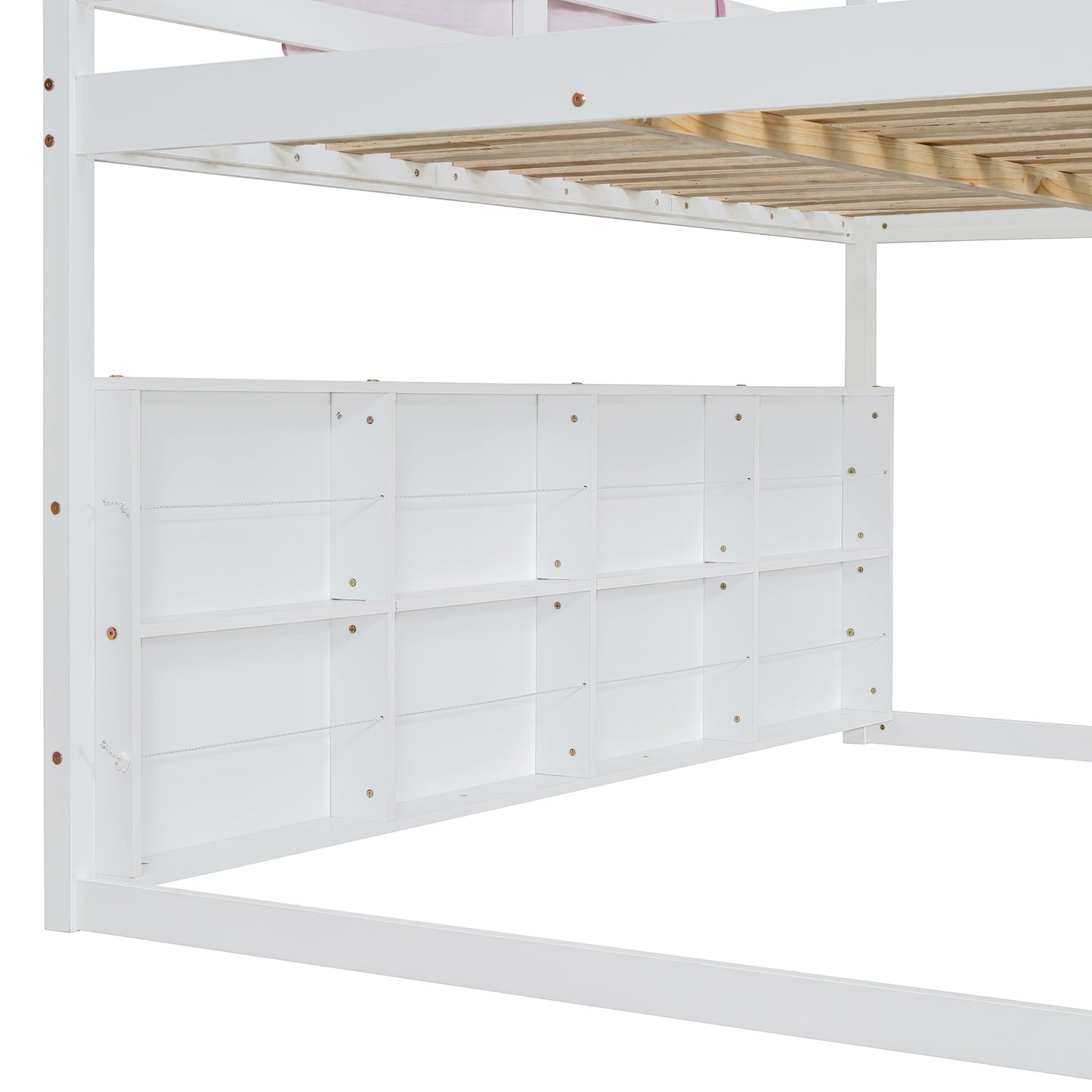 Wooden Loft Bed with House - Shaped Frame and Tent: Ideal for Kids' Rooms