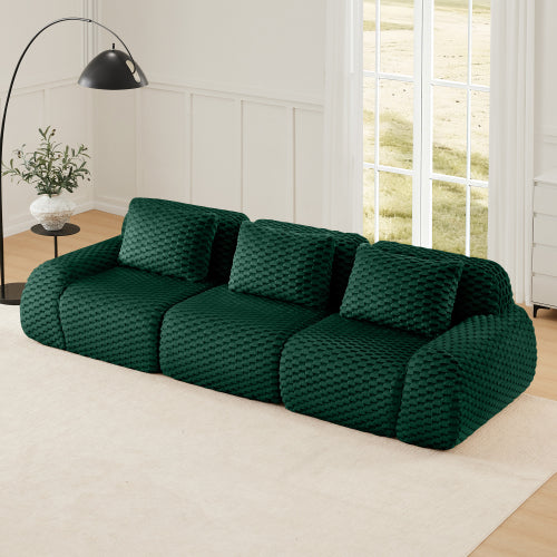 Modular Sectional Sofa for Living Room,Flannelette Fabric,Oversized 2-4 Seater Couch,Deep Seat,Boneless sofa