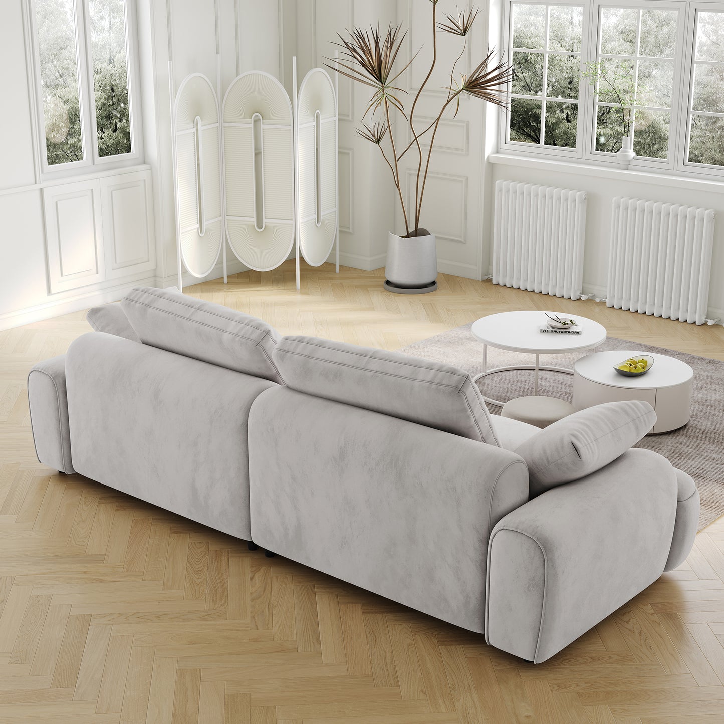 86.6″ Large Two - Seat Sofa: Modern Upholstered Comfor