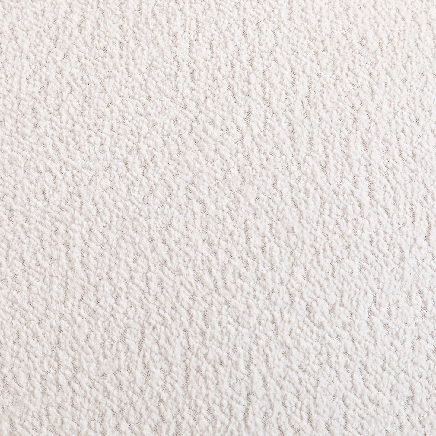 Accent Square Sofa Chair: Boucle - Upholstered Japandi Style for Living Room White