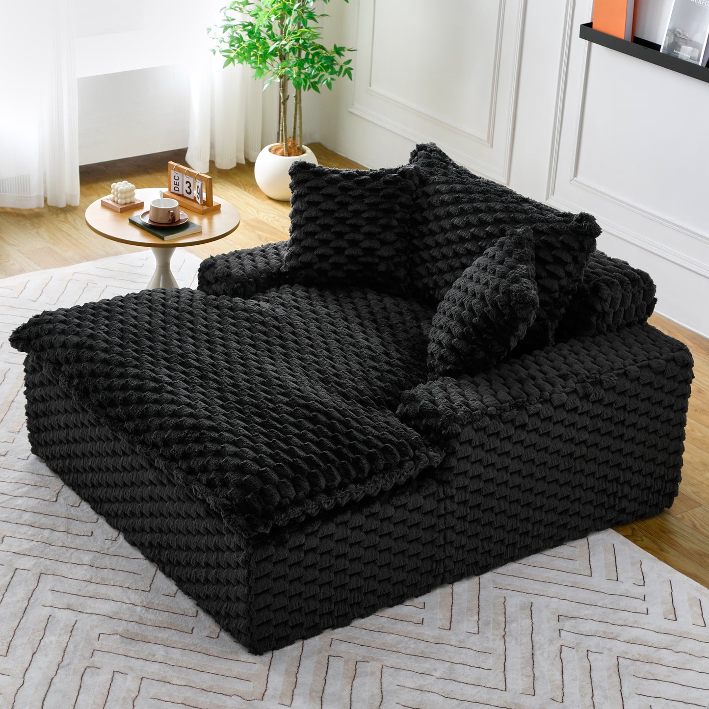 Comfort - bearing Sofa: Two Pillows and One Backrest