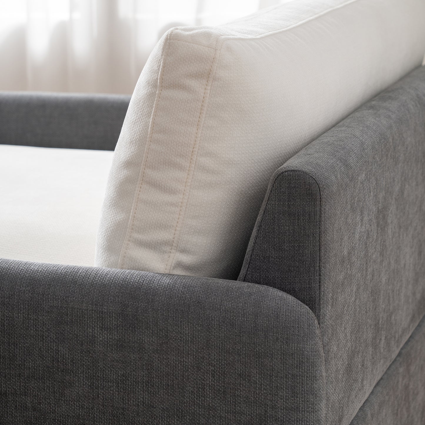 50*43" Accent Sofa Chair - Color Block, Pillows Included